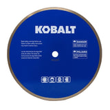 Kobalt 10-in Wet Glass Diamond Saw Blade