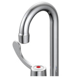 EZ-FLO Basic-N-Brass Chrome 2-Handle Deck-Mount Bar and Prep Touch Kitchen Faucet (Deck Plate Included)
