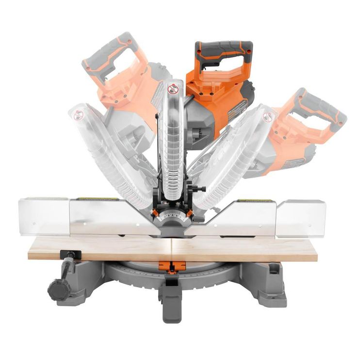 15 Amp 10 in. Dual Miter Saw with LED Cut Line Indicator and Professional Compact Miter Saw Stand