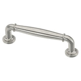 Classic Elegance 3 in. (76mm) Center-to-Center Brushed Brass Drawer Pull - Super Arbor