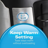 4-Slice Black Long Slot Toaster