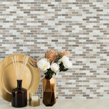 MSI Arctic Storm 12 in. x 12 in. x 10mm Honed Marble Mesh-Mounted Mosaic Floor and Wall Tile (1 sq. ft.)