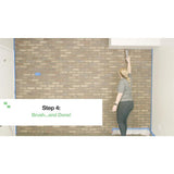 Brickwebb Rushmore Thin Brick Sheets - Corners (Box of 3 Sheets) 21 in x 15 in (5.3 linear ft.) - Super Arbor