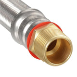 3/4 in. FIP x 3/4 in. MIP x 18 in. Stainless Steel Water Heater Supply Line - Super Arbor