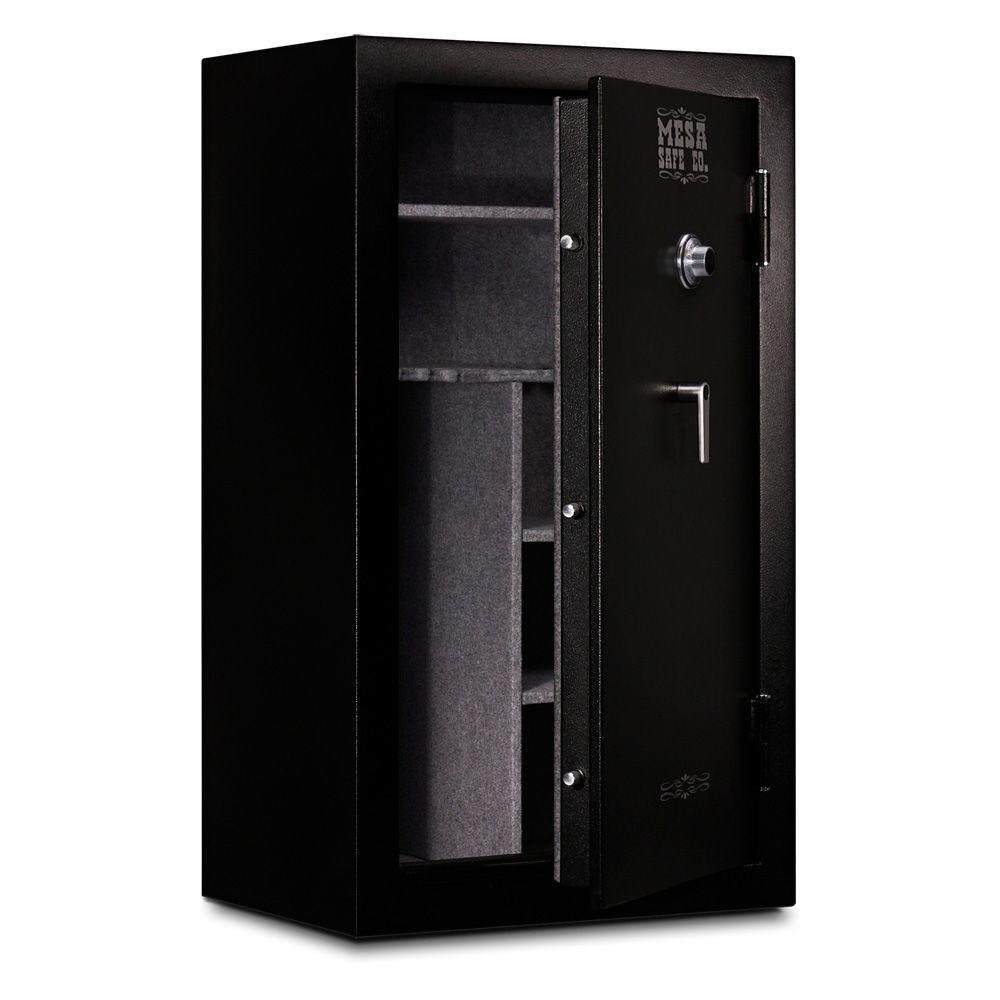 36-Gun 20.3 cu. ft. Steel 30-Minute Combination Lock, Black - Super Arbor