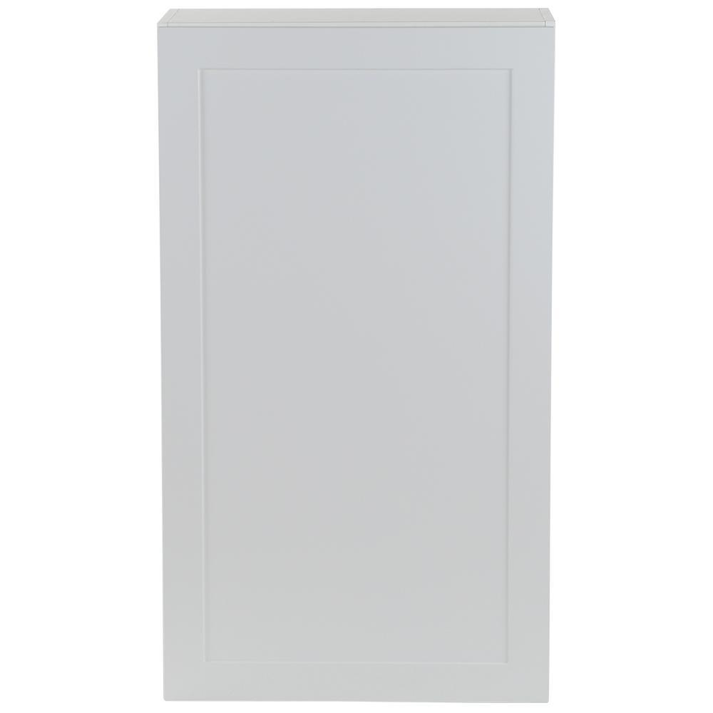 Cambridge Shaker Assembled 30x42x12.5 in. Wall Cabinet with 2 Soft Close Doors in White - Super Arbor