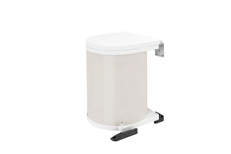 Rev-A-Shelf 6-Quart Plastic Pull Out Trash Can