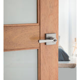 Prestige Spyglass Satin Nickel Bed/Bath Door Lever - Super Arbor