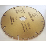Whirlwind USA 5 in. 32-Teeth Segmented Diamond Blade for Dry or Wet Cutting Metal and Plastic Materials