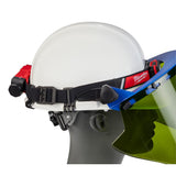 600 Lumens LED USB Rechargeable Low-Profile Hard Hat Headlamp w/BOLT White Type 1 Class C Full Brim Vented Hard Hat - Super Arbor