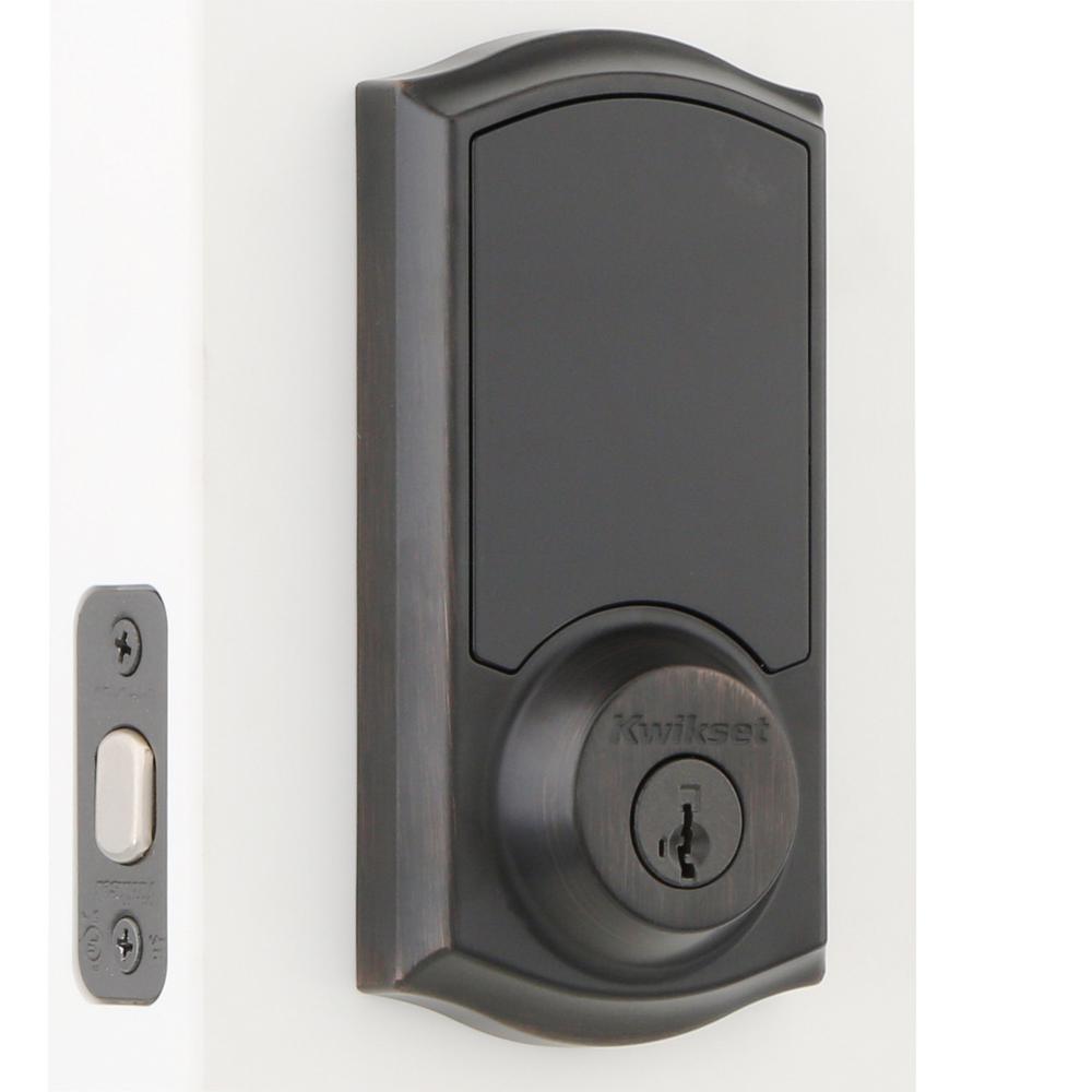 Z-Wave SmartCode 916 Touchscreen Venetian Bronze Single Cylinder Electronic Deadbolt Featuring SmartKey Security - Super Arbor