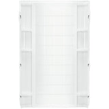 Ensemble 36 in. x 72-1/2 in. 1-Piece Direct-to-Stud Shower Back Wall in White - Super Arbor