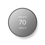 Nest Thermostat - Smart Programmable Wi-Fi Thermostat - Snow - Super Arbor