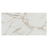 Crystal Bianco 12 in. x 24 in. Polished Porcelain Floor and Wall Tile (16 sq. ft./Case)