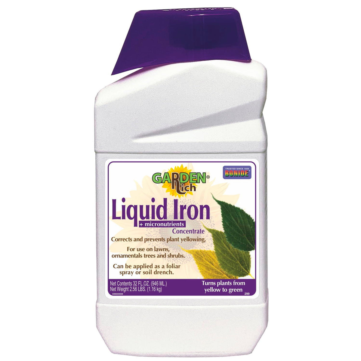Bonide Garden Rich Liquid Iron Concentrate Plant Food, 32 oz