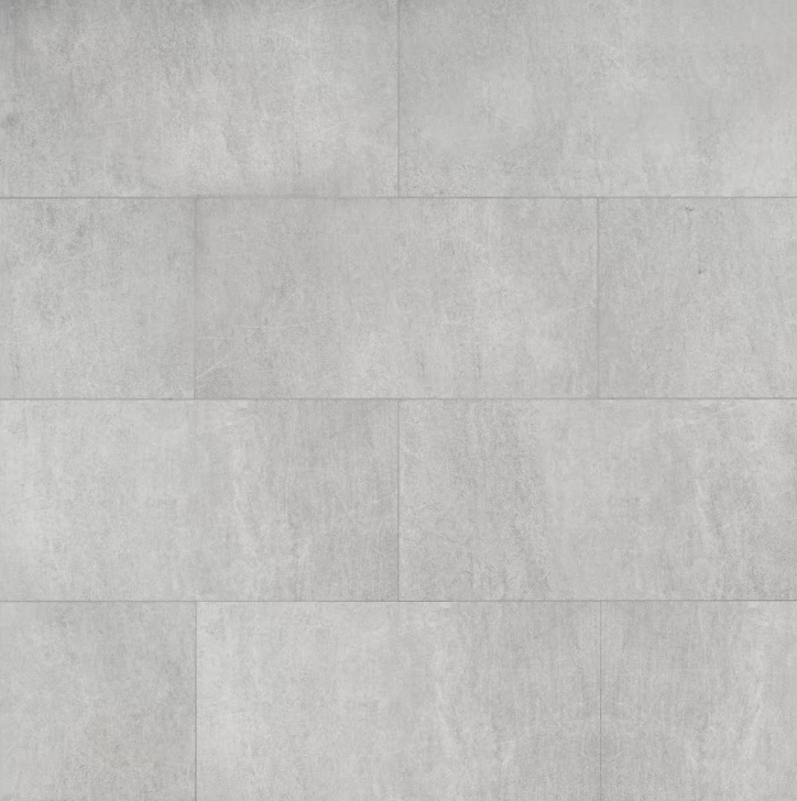 Concrete Park 12 MIL x 12 in. W x 24 in. L Click Lock Waterproof Vinyl Tile Flooring (19.4 sqft/case)