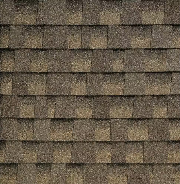 TimberCrest 10 in. Width Aged Chestnut Bullnose Hip and Ridge Cap Shingles (20 lin. ft. per Box) (30-Pieces)