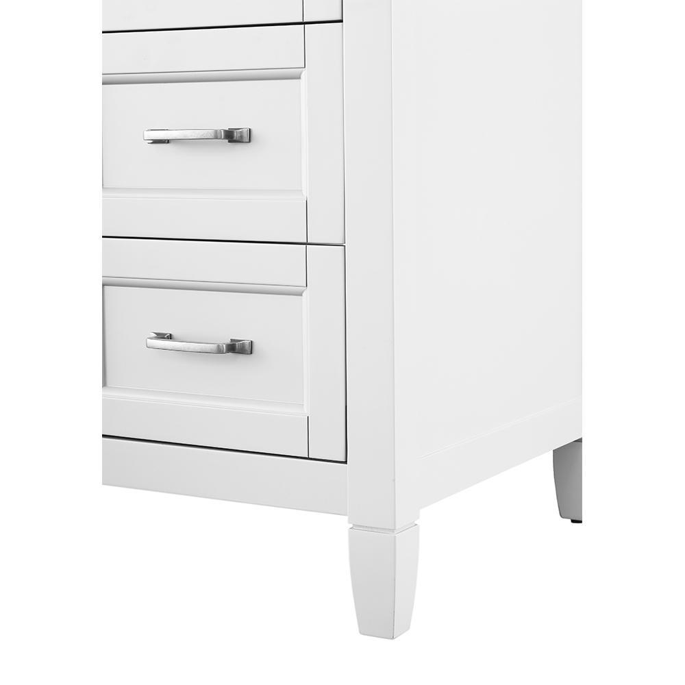 Ashburn 48 in. W x 21.75 in. D Vanity Cabinet in White - Super Arbor