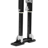 24 in. to 40 in. Black Mag Pros Magnesium Drywall Stilts - Super Arbor