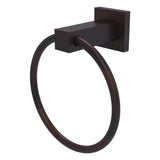 Allied Brass Montero Matte Black Wall Mount Towel Ring