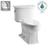 Archer 1-piece 1.28 GPF Single Flush Elongated Toilet in White - Super Arbor