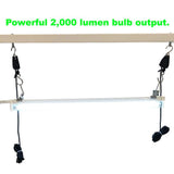 2 ft. T5 1-Bulb High Output 24-Watt Fluorescent Grow Light Fixture - Super Arbor