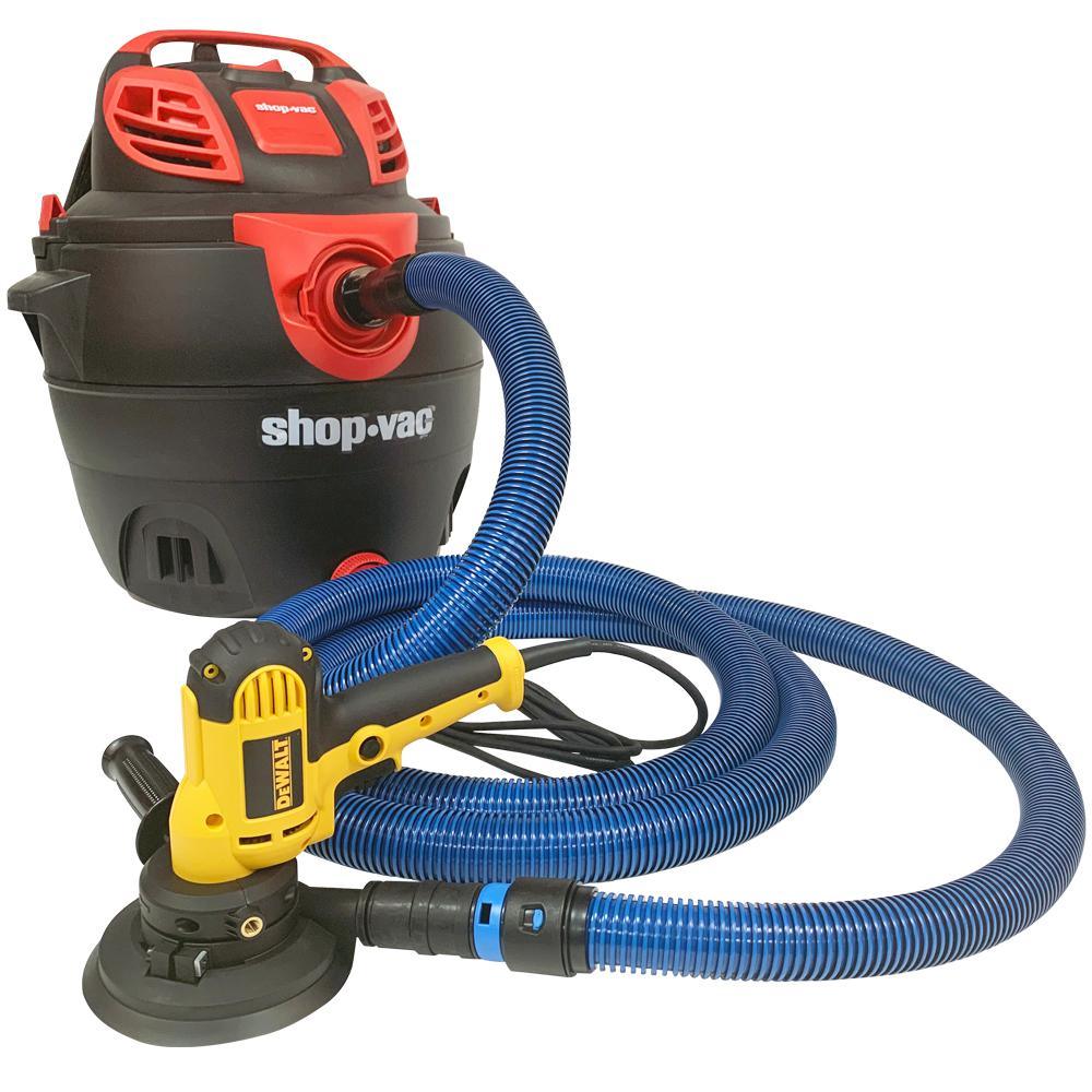 16 ft. Antistatic Vacuum Hose for Shop Vacs with Expanded Multi-Brand Power Tool Adapter Set - Super Arbor