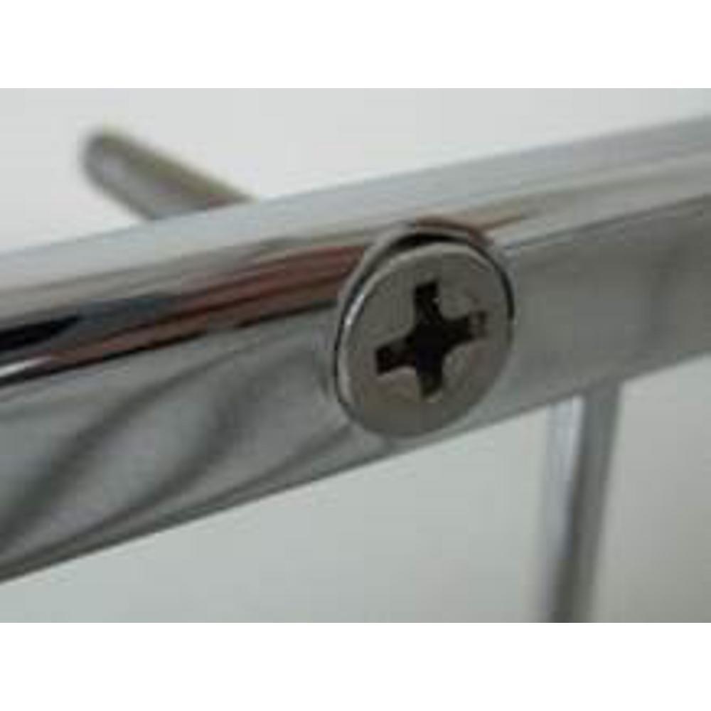 Wiretone Double Corner Basket in Chrome - Super Arbor