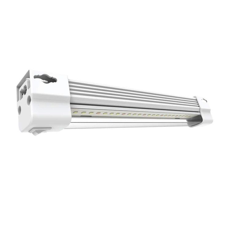 1 ft. 13.5W Vertical Mount White Full Spectrum LED Non-Dimmable Indoor Linkable Plant Grow Light Strip Daylight (4-Pack)