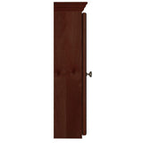 Ultraline 19 in. W x 27 in. H x 6-1/2 in. D Framed Surface-Mount Bathroom Medicine Cabinet in Dark Alder - Super Arbor