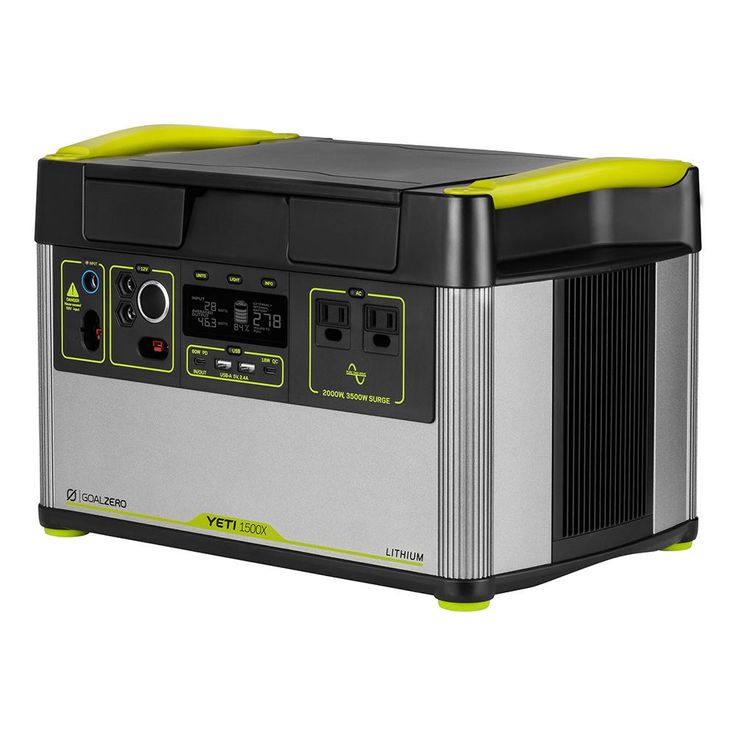 Goal Zero YetiX 1500-Watt Electric Switch Start Lithium Battery Powered Portable Generator