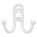 2-7/10 in. Satin Nickel Ball End Double Wall Hook (4-Pack)