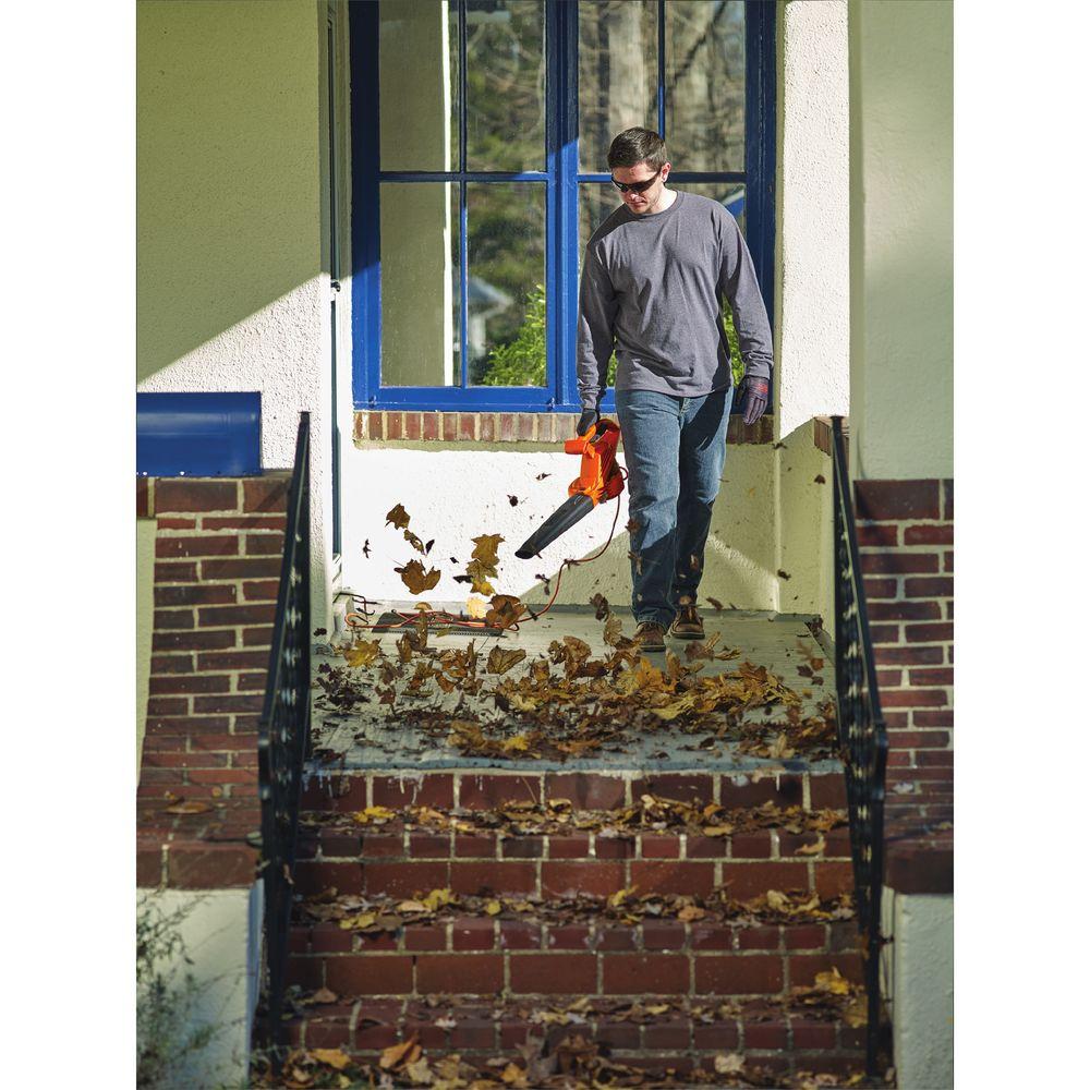 BLACK+DECKER 180 MPH 220 CFM 7-Amp Corded Electric Handheld Leaf Blower - Super Arbor