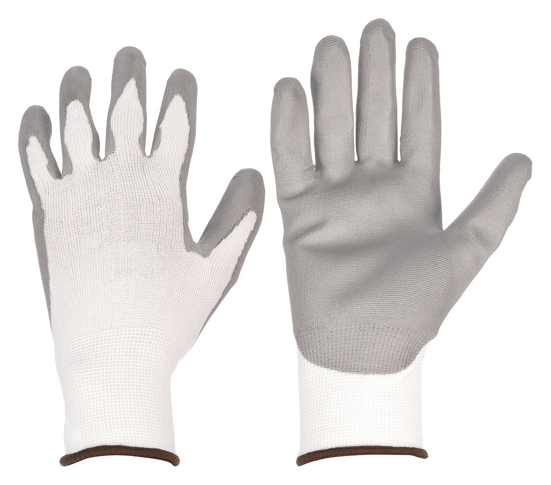 CONDOR Polyurethane Palm Dipped Gloves, XL