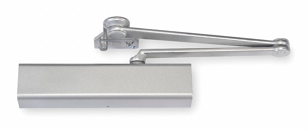 NORTON DOOR CONTROLS Heavy Duty Parallel Mount Door Closer, Aluminum - Grade 1