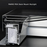 PDX G53 Fixed Deck-Mounted Triple Glazed Thermo Skylight - All Sizes image 3