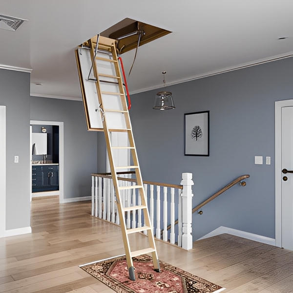 LWF60 Fire Rated Insulated Wood Attic Ladder - All Sizes image 4