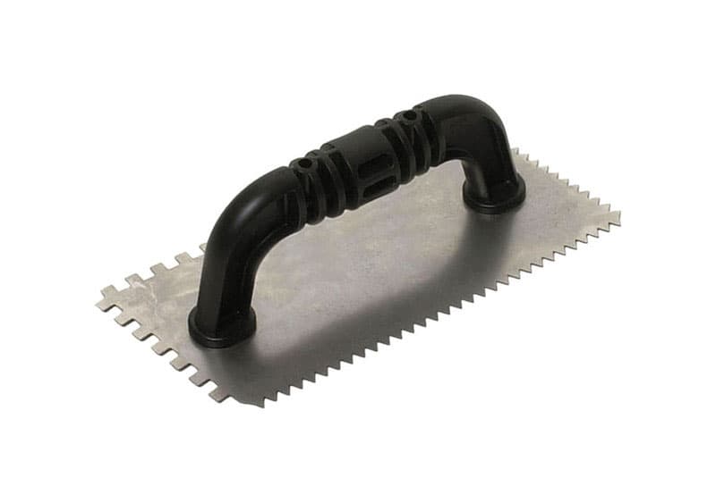 Marshalltown QLT 4 in. W x 9 in. L Steel Square and V-Notched Trowel