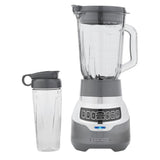 PowerCrush 48 oz. 3-Speed Silver Digital Blender with Travel  Cup