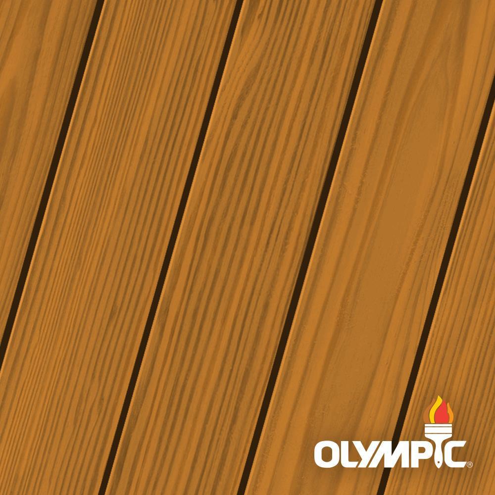 Olympic Elite 3 Gal. Atlas Cedar Semi-Transparent Stain and Sealant in One - Super Arbor