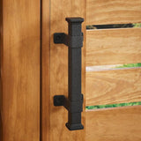 Everbilt 10 in. Black Heavy-Duty Door Pull with Rust Defender