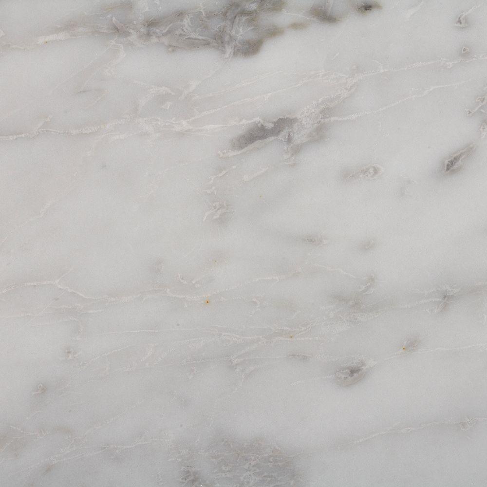 49 in. W Marble Vanity Top in Carrara - Super Arbor