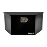 12 in. x 13.25 in. x 26 in. Gloss Black Steel Trailer Tongue Truck Tool Box - Super Arbor