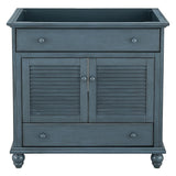 Cottage 48 in. W Bath Vanity Cabinet Only in Antique White - Super Arbor