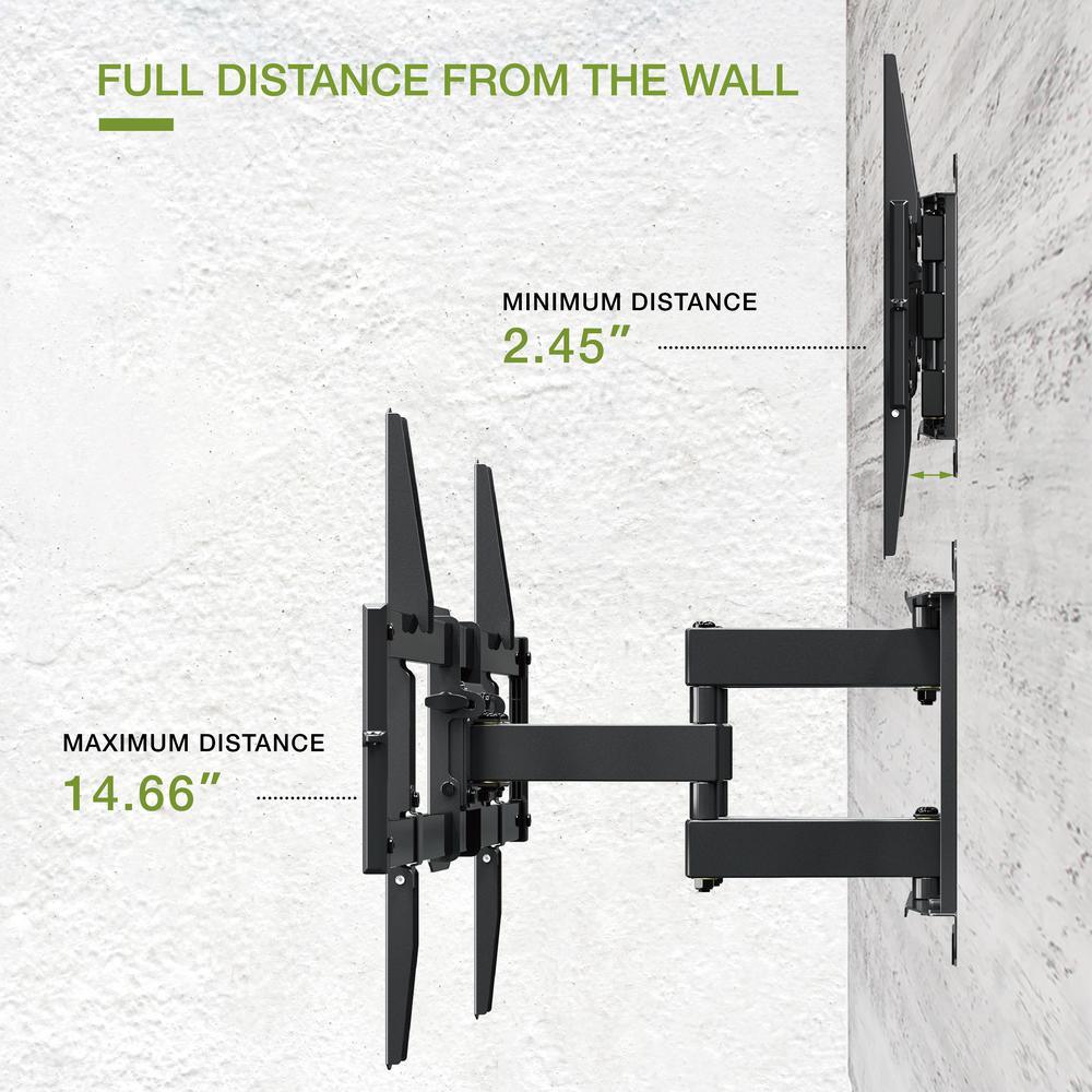 Large Full-Motion TV Wall Mount for 42 in. - 80 in. Flat Panel TV - Super Arbor