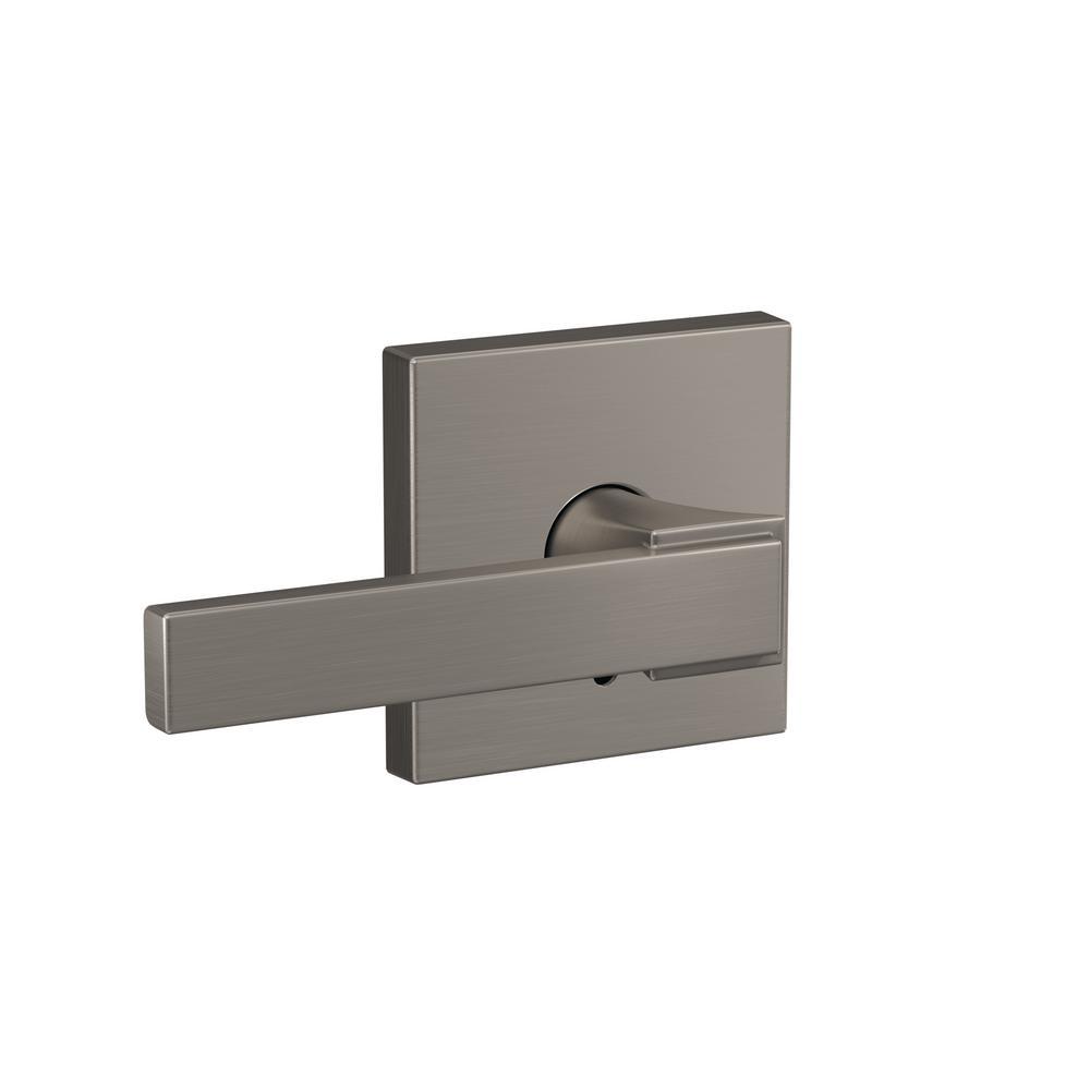Custom Northbrook Matte Black Collins Trim Combined Interior Door Lever - Super Arbor
