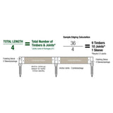 Frame It All 1 in. Profile Tool-Free Classic Sienna 16 ft. Curved Landscape Edging Kit - Super Arbor