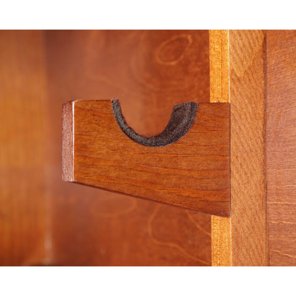 1 Gun Horizontal Key Locking Display Cabinet in Brown