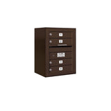 3800 Horizontal Series 4-Compartment Surface Mount Mailbox - Super Arbor