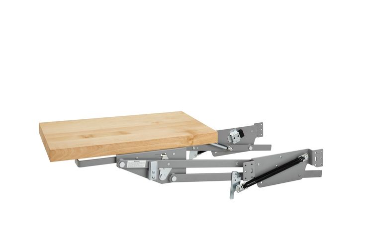 Rev-A-Shelf 13.25-in W x 1.38-in H 1-Tier Pull Out Metal Soft Close Lift Shelf